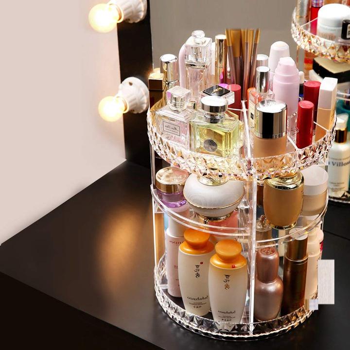 CRYSTAL COSMETIC STORAGE BOX