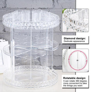 CRYSTAL COSMETIC STORAGE BOX