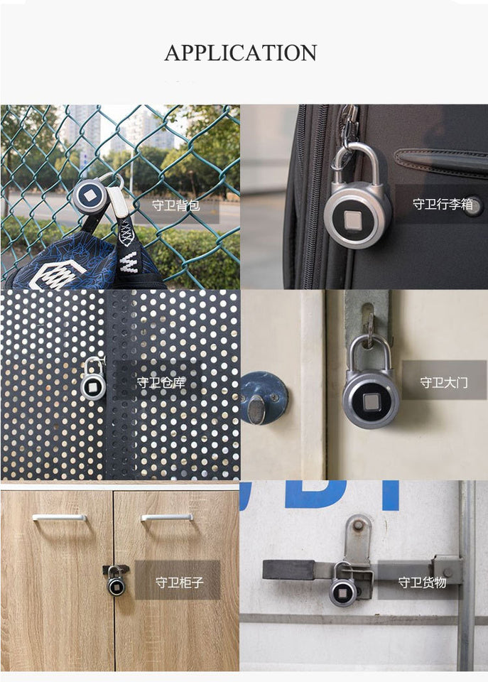 PORTABLE FINGERPRINT SMART LOCK