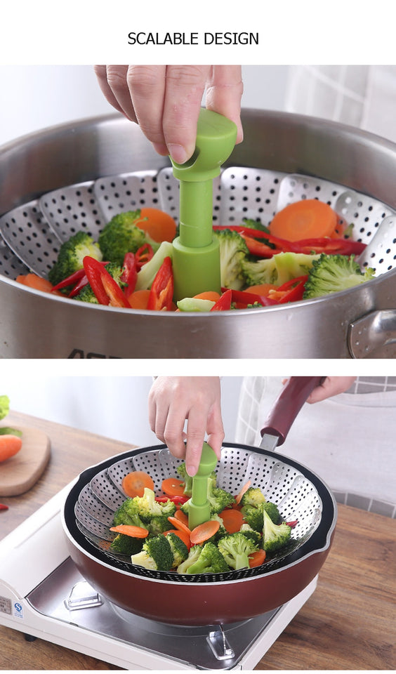 Stainless Steel Folding Steamer