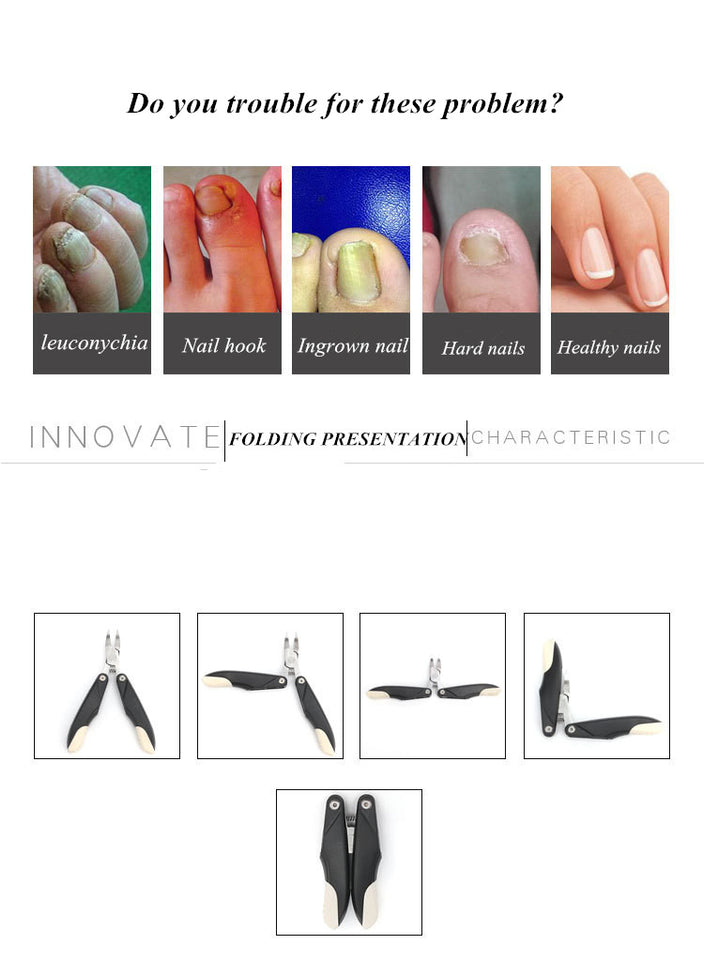 FOLDING NAIL CLIPPERS
