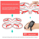 GESTURE REMOTE CONTROL FOUR AXIS SMART DRONE