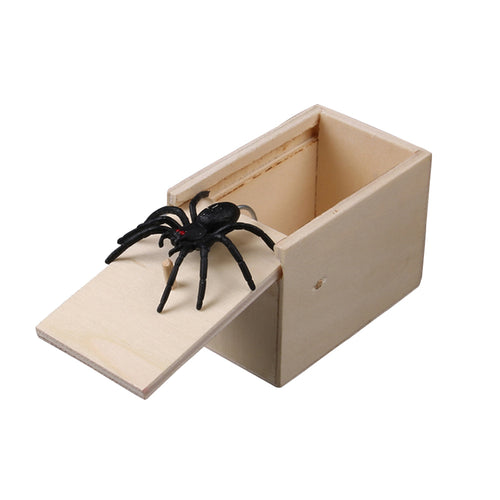STARTLED WOODEN BOX