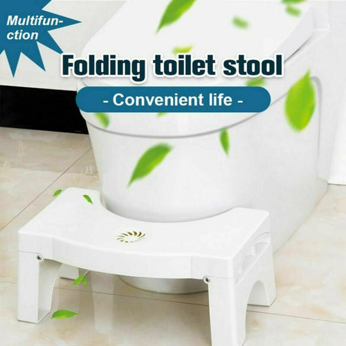FOLDING MULTI-FUNCTION TOILET STOOL