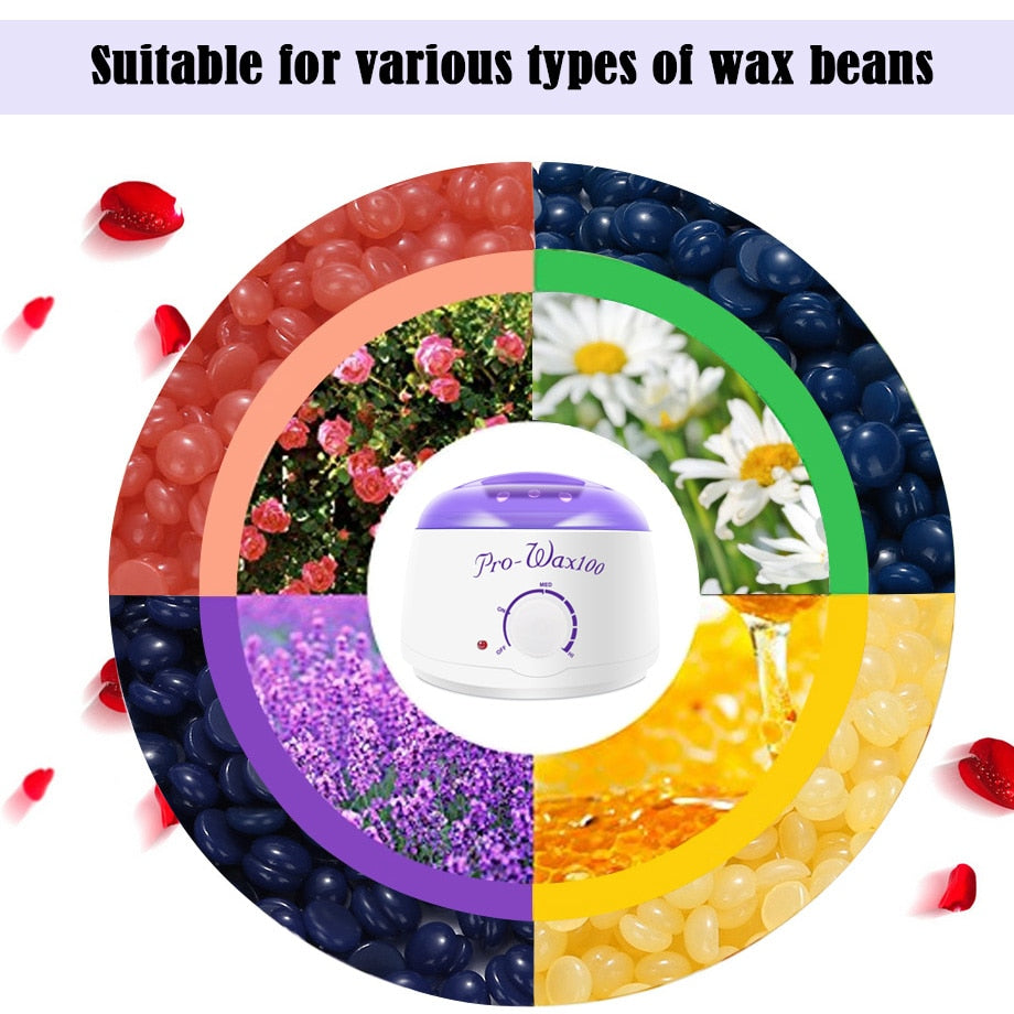 WAX WARMER HAIR REMOVAL KIT