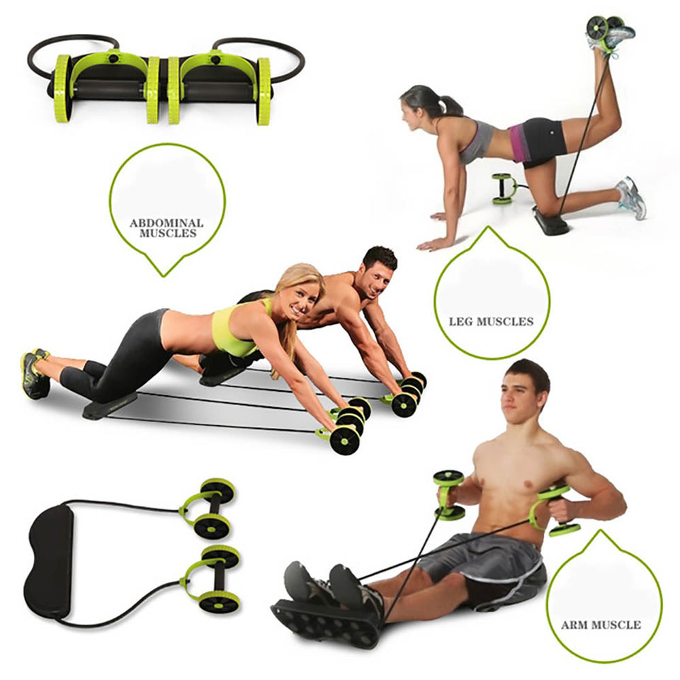 MULTI-FUNCTIONAL DOUBLE WHEEL TENSION ROPE