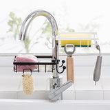 FAUCET DRAINAGE SHELF STORAGE HOLDER