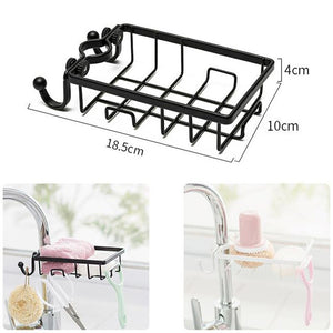 FAUCET DRAINAGE SHELF STORAGE HOLDER