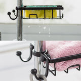 FAUCET DRAINAGE SHELF STORAGE HOLDER