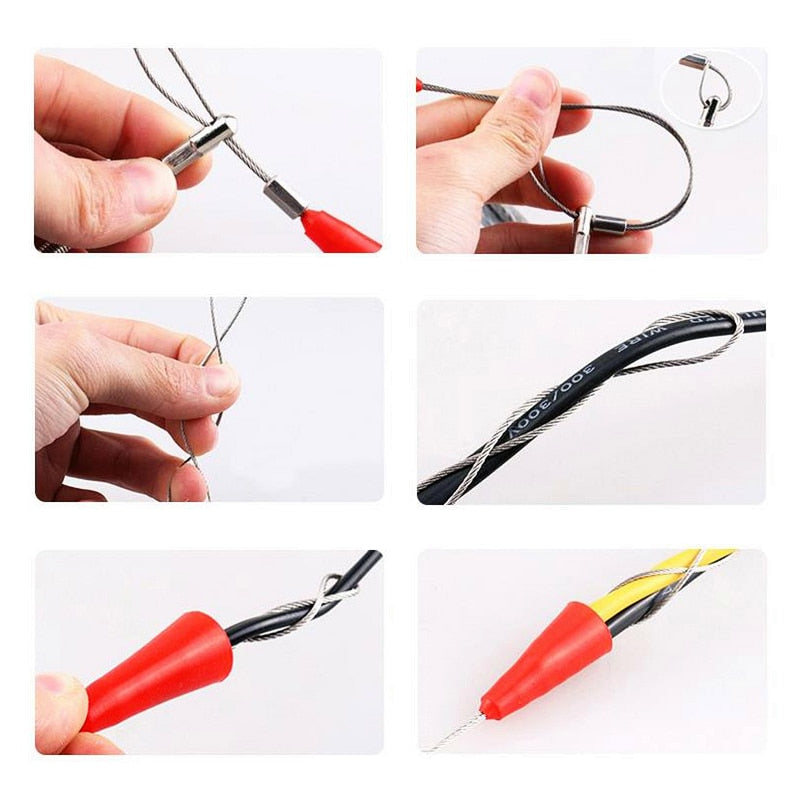 MOTRENDY ELECTRICIAN WIRE CABLE THREADING DEVICE