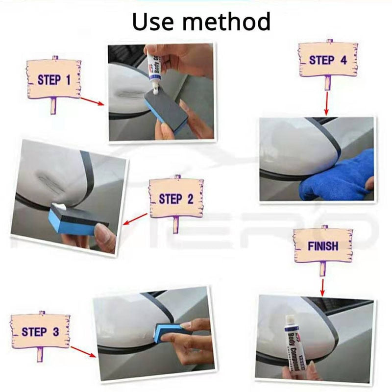 CAR SCRATCH REPAIR BODY COMPOUND(1 SET)
