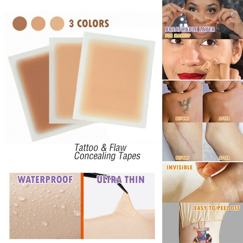 TATTOO CONCEALER TAPE SCAR COVER INVISIBLE STICKER