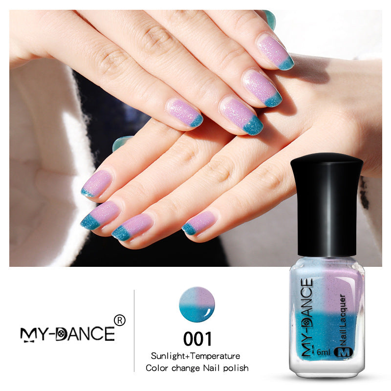 COLOURED NAIL POLISH