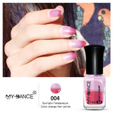 COLOURED NAIL POLISH