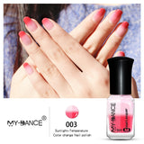 COLOURED NAIL POLISH
