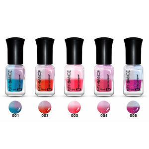 COLOURED NAIL POLISH