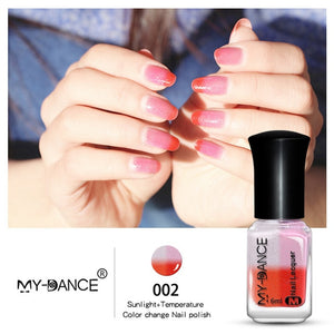 COLOURED NAIL POLISH