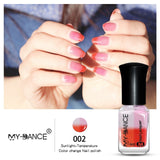 COLOURED NAIL POLISH